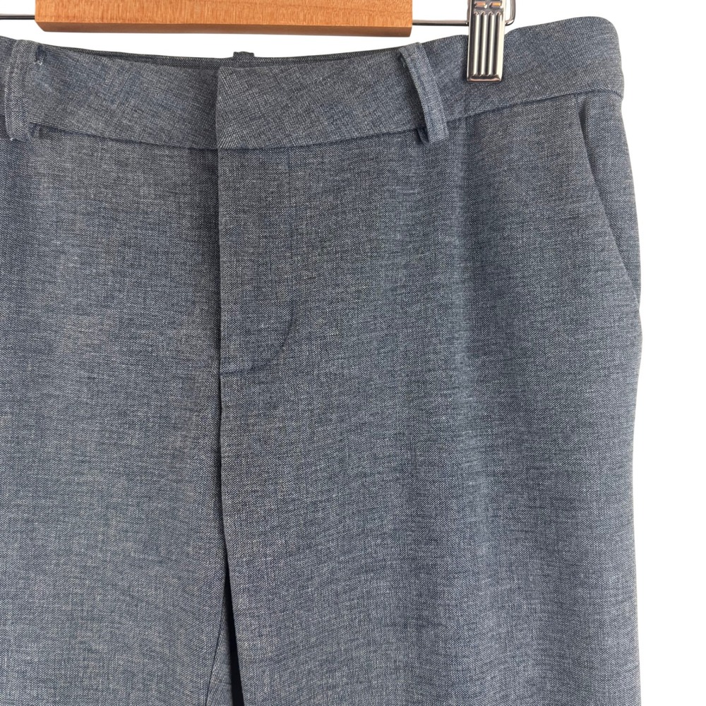 Kut from the Kloth Dress Pants Womens 4 Gray SB10302 Straight Leg Mid Rise Work